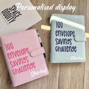 100 envelopes money saving challenge book, 100 envelope challenge book, budget book with cash envelopes, with cash envelopes