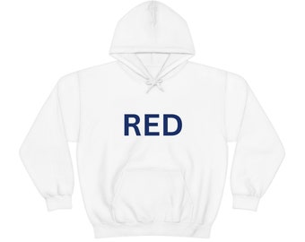 Patriotic Paradox Hoodie - RED in Blue Edition