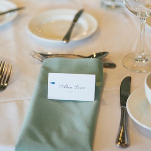 Wedding Place Cards Downloadable Template Seating Cards | Place Cards Template for Wedding or Event | Place Card with Meal Choice