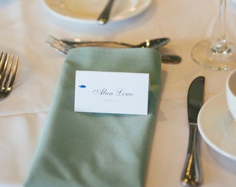 Hochzeit Tischkarten Herunterladbare Vorlage Sitzkarten | Tischkarten Vorlage für Hochzeit oder Event | Tischkarte mit Menüwahl