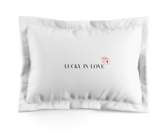 Lucky in Love Las Vegas Mikrofaser-Kissenbezug | Braut Kissenbezug | Sich fertig machen, Braut | Bachelorette-Dekor | Vegas-Partygeschenke