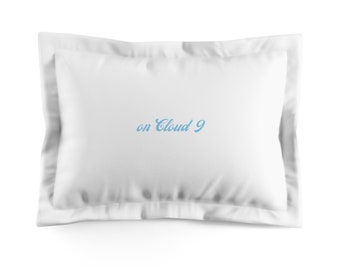 On Cloud 9 Mikrofaser-Kissenbezug | Braut Kissenbezug | Bachelorette-Gefälligkeiten | Cloud Nine Partygeschenke | Bachelorette-Dekor