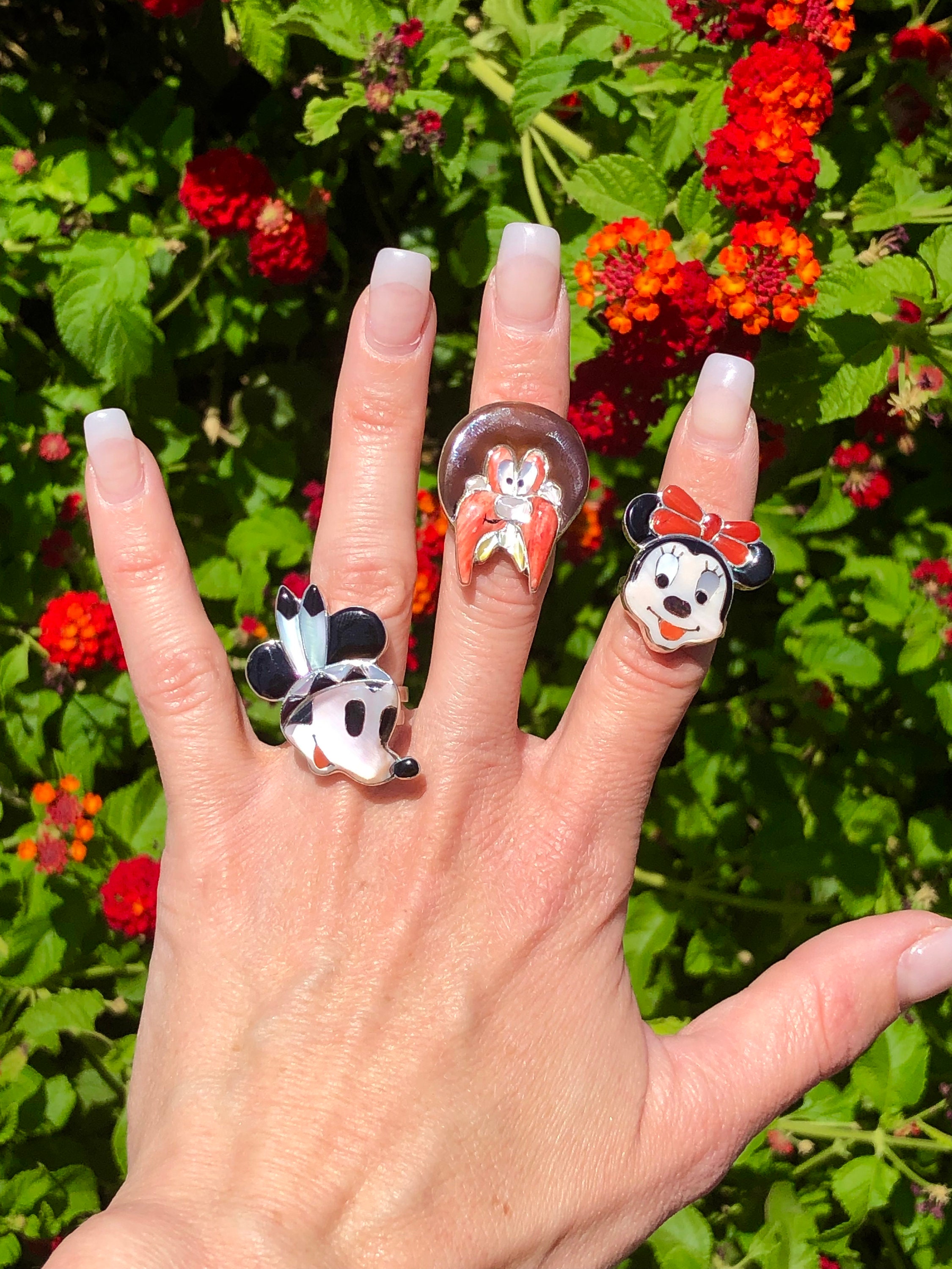 Zuni mickey mouse ring store