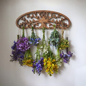 Hanging Metal Herb Drying Rack