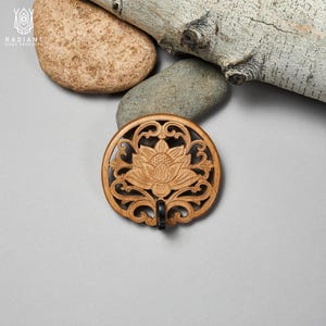 Lotus Hook - Lotus Towel Hook - Single Coat Hook - Lotus Coat Hook - Lotus Robe Hook