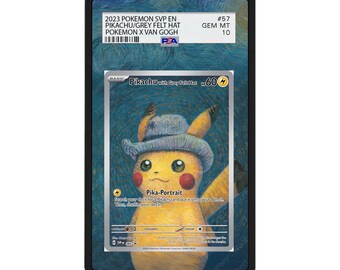 Pikachu With Grey Felt Hat Promo Yellowtail or Cosplay Custom