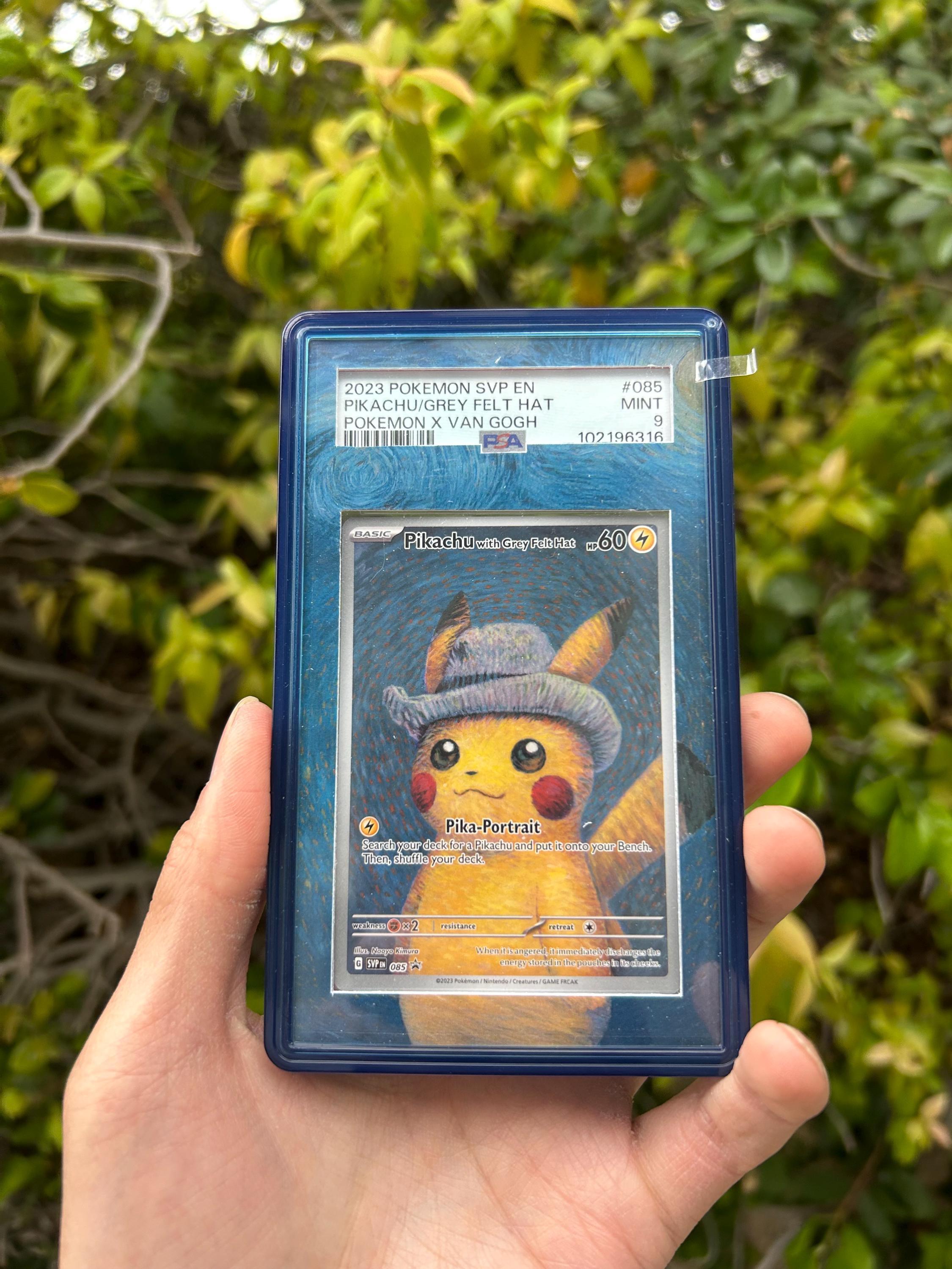 Pikachu With Grey Felt Hat Promo Yellowtail or Cosplay Custom