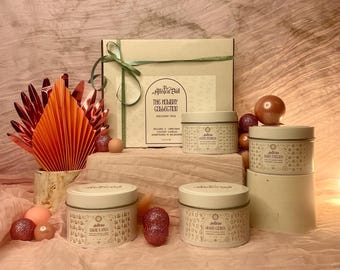 Cozy Candle Gift Set | Cocosoy Wax Tins, Holiday Scents Christmas Gift