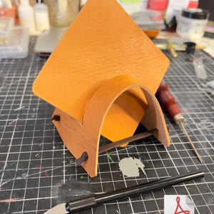 Leather Coaster & Stand Template: DIY Leatherworking Pattern (Digital Download)