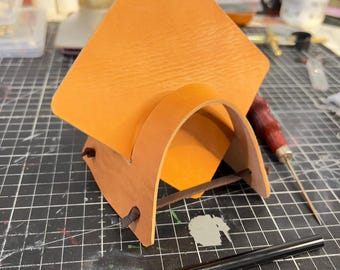 Leather Coaster & Stand Template: DIY Leatherworking Pattern (Digital Download)