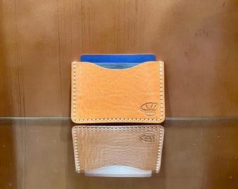 Leather Card Wallet – Minimalist EDC -
