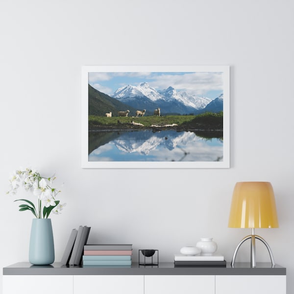 New Zealand Mountain Lake Art Living room Print Bedroom Decor Downloadable Print Landscape Wall Decor Printable Poster