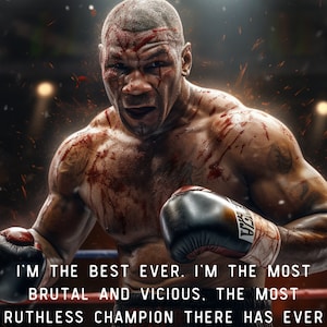 Mike Tyson Wydruk cyfrowy, Mike Tyson Plakat, Boks Sztuka Ścienna, Mike Tyson Wydruk, Boks Wydruk, NATYCHMIASTOWE POBIERANIE