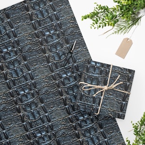Alligator Skin Wrapping Paper