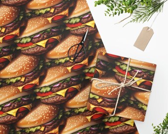Cheeseburger Delights: Geschenkverpackung mit Burger-Thema für eine leckere und lustige Präsentation!