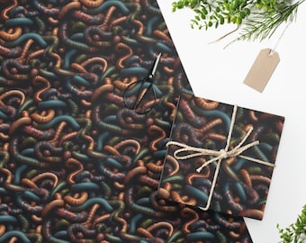 Worms Wrapping Paper