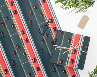 F1 Race Wrapping Paper Motorsports Fan Giftwrap Racing Wrapping Paper Speed Fast Cars Danger