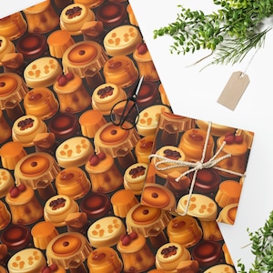 Flan-tastic Gift Wrap: Sweeten Your Present with Flan-tastic Flavors!