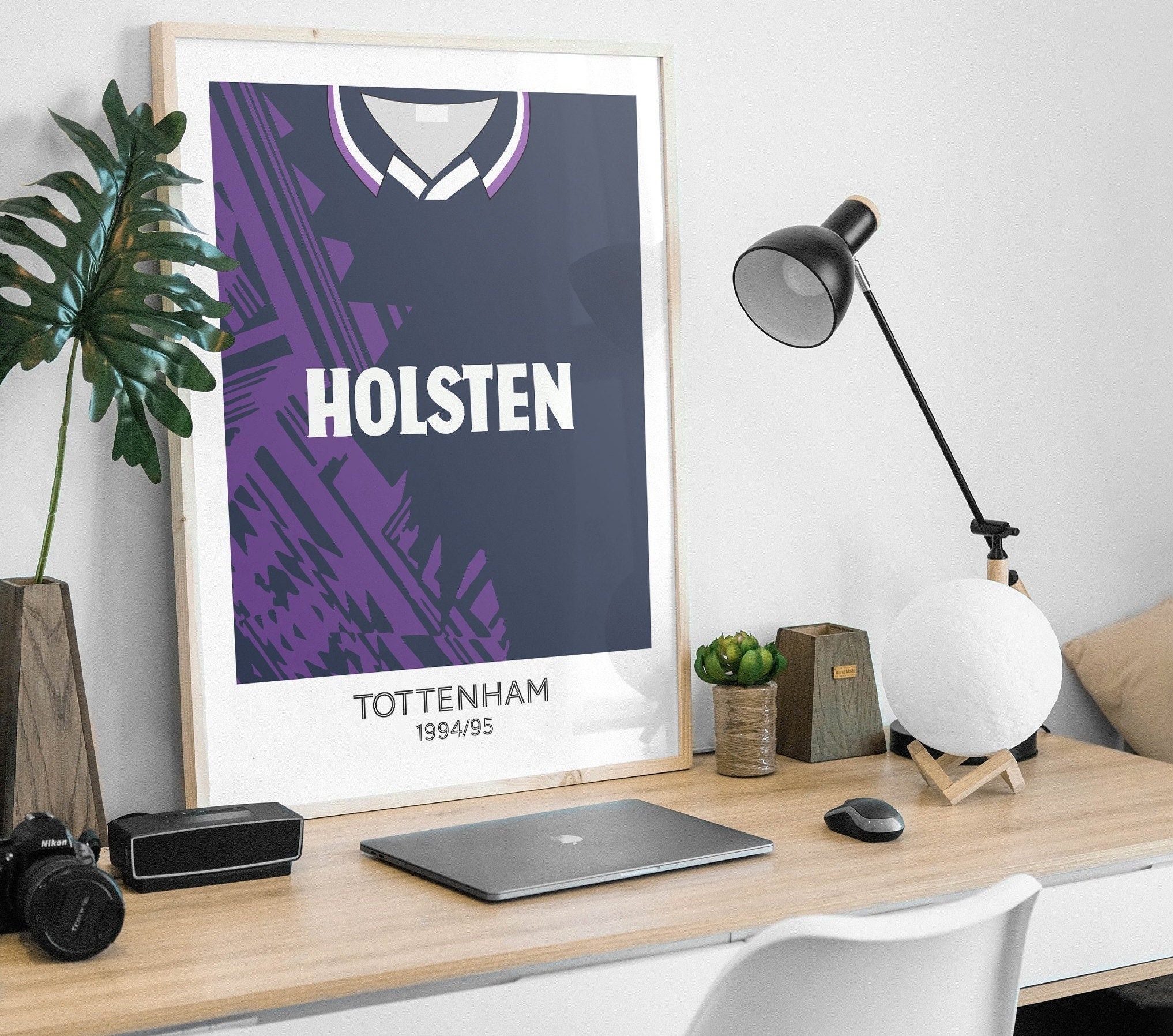 Tottenham Hotspur Away football shirt 1994 - 1995. Sponsored by Holsten