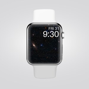 Weltraum Apple Watch Wallpaper | Weltraum Zifferblatt | Apple Watch Face | Weltraumuhr Hintergrund | Apple Watch Ästhetik | Smartwatch | Boho
