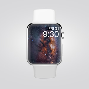 Weltraum Apple Watch Wallpaper | Weltraum Zifferblatt | Apple Watch Face | Weltraumuhr Hintergrund | Apple Watch Ästhetik | Smartwatch | Boho