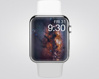 Space Apple Watch Wallpaper | Space Watch Face | Apple Watch Face | Space Watch Background | Apple Watch Aesthetics | Smart Watch | Boho