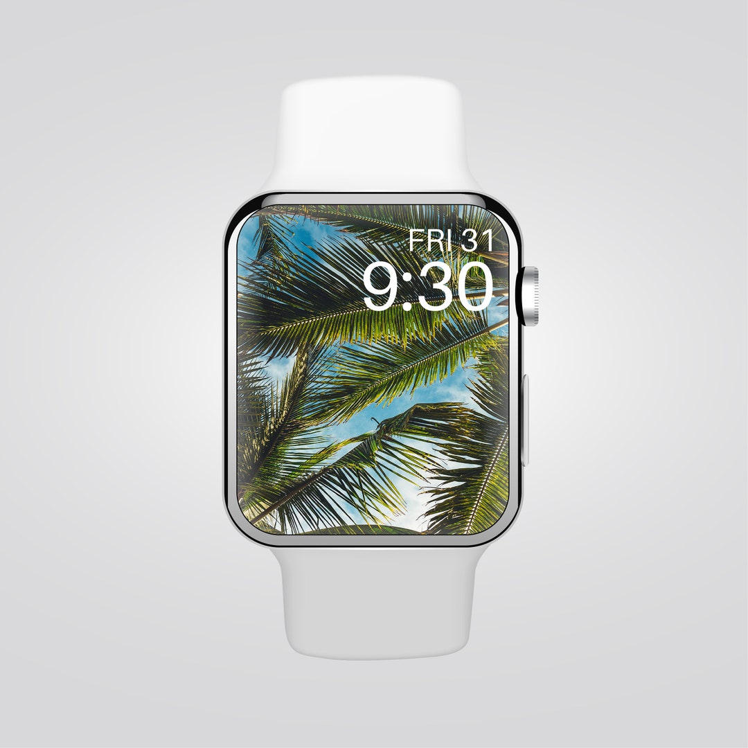 Apple Watch Wallpaper Smart Watch Wallpaper Palm Tree Watch Face Plant