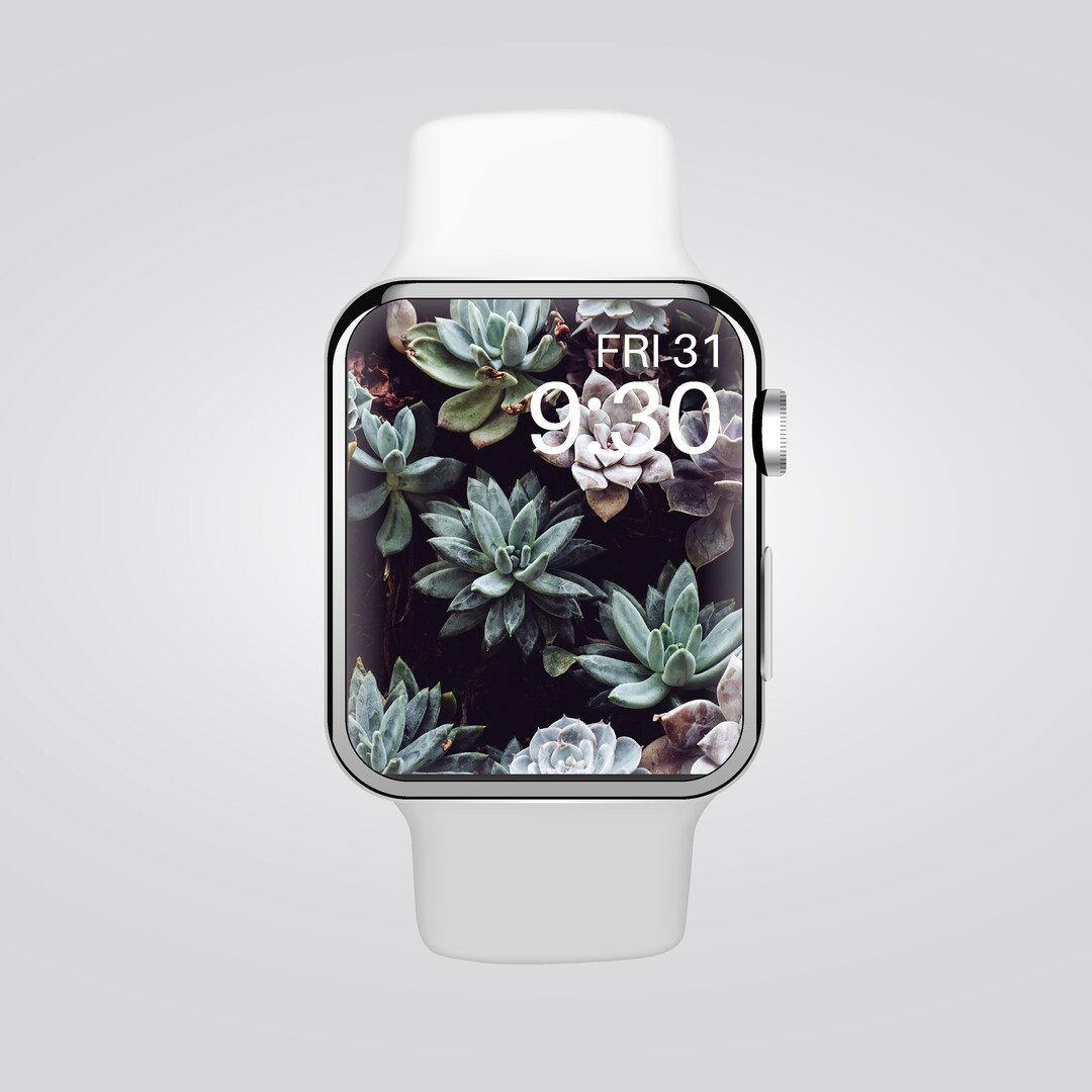 Apple Watch Wallpaper Smart Watch Wallpaper Botanical Watch Face Plant