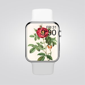Floral Apple Watch Wallpaper | Spring Watch Face | Apple Watch Face | Floral Watch Background | Apple Watch Aesthetics | Smart Watch
