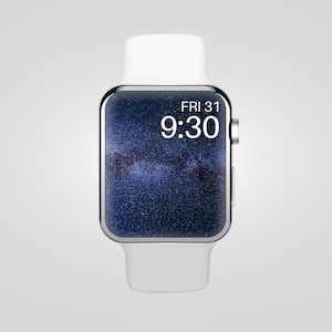 Weltraum Apple Watch Wallpaper | Weltraum Zifferblatt | Apple Watch Face | Weltraumuhr Hintergrund | Apple Watch Ästhetik | Smartwatch | Boho