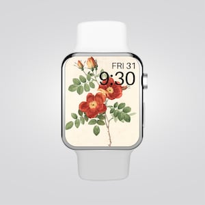 Floral Apple Watch Wallpaper | Spring Watch Face | Apple Watch Face | Floral Watch Background | Apple Watch Aesthetics | Smart Watch