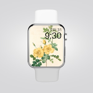 Floral Apple Watch Wallpaper | Spring Watch Face | Apple Watch Face | Floral Watch Background | Apple Watch Aesthetics | Smart Watch