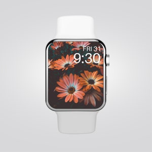 Floral Apple Watch Wallpaper | Apple Watch Face Flower | Floral Apple Watch Background | Boho Aesthetic | Apple Watch Wallpaper Boho
