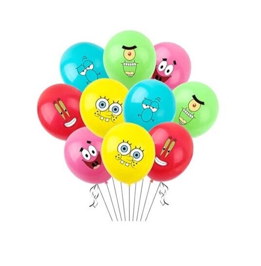  39PCS Spongebob Squarepants Party Supplies Balloons, SpongeBob  Theme Party