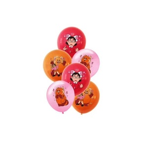 6-teiliges Set mit verschiedenen Kinderfilm-Charakteren 12-Zoll-Latexballons BQ57