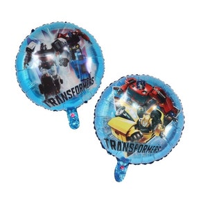 18" Round Foil Robot Themed Foil Balloons