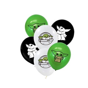 6 Piece Set of Assorted Character Latex Balloon Bouquet BQ69