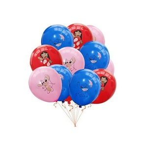 Bouquet de 6 ballons sur le thème des dessins animés pour enfants BQ83