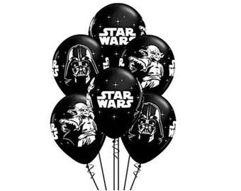 6 Piece set Space Themed Balloon Bouquet BQ96
