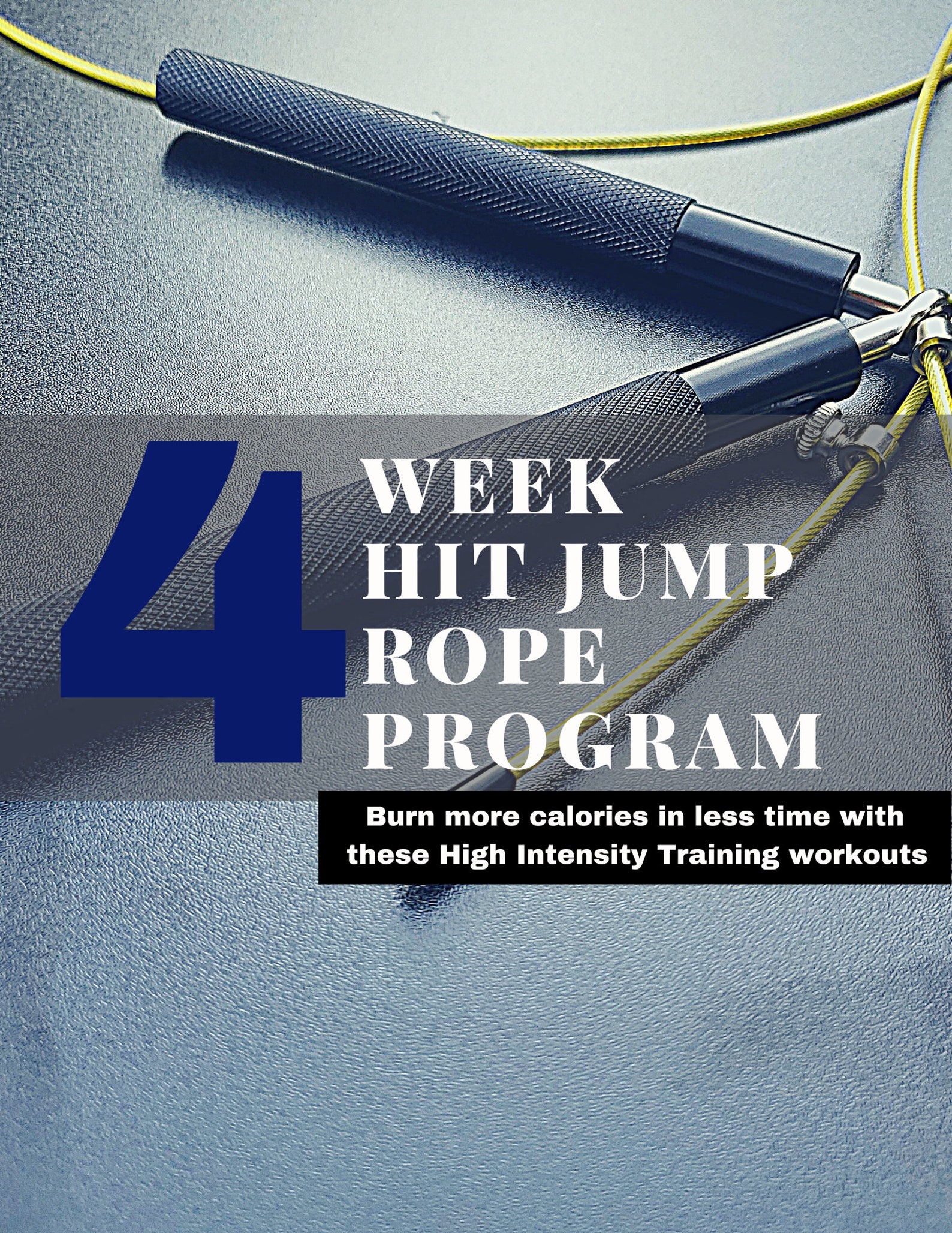 HIIT Home Workout Jump Rope Program for 4 Weeks HIIT Program Etsy