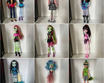 Poupées Monster High, 18 options - Supports non inclus, veuillez lire la description pour plus de détails