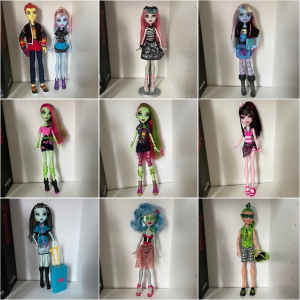 Monster High Dolls, 18 Options - Stands Not Included, Please read description for details