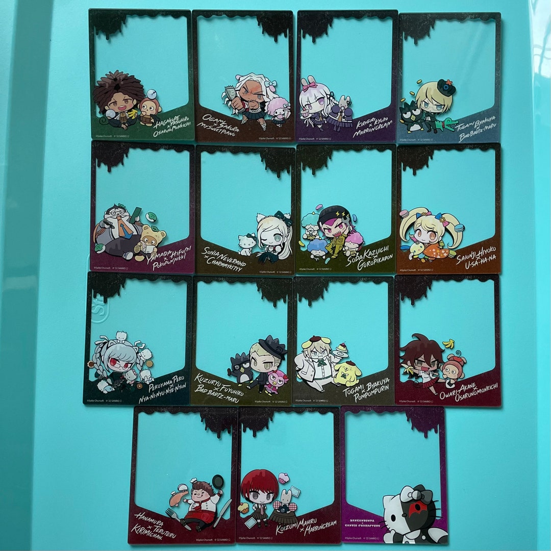 Danganronpa X Sanrio SNS Cards / Phone Camera Frames Etsy Australia