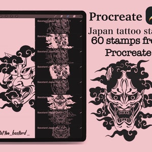 60 онских истей от татуировщика Procreate i ифрового ожника