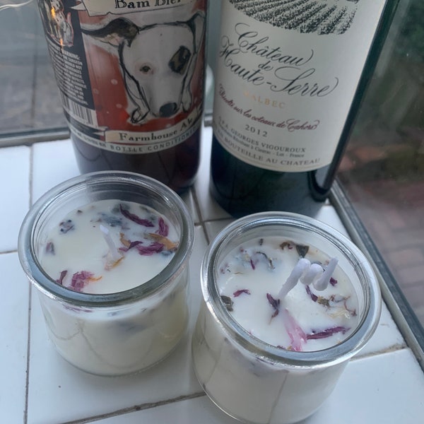 Whimsical Wildflower Wonders — 100% Soy Wax Candles