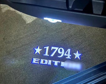 Bright 1794 Lights 2Pcs Entry LED Logo Light Car Adjustable Angles [Bright]