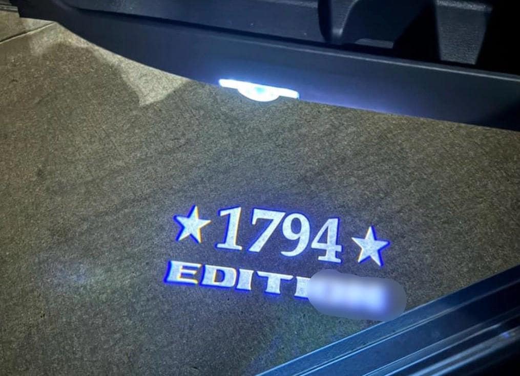 Bright 1794 Lights 2pcs Entry LED Logo Light Car Adjustable Angles
