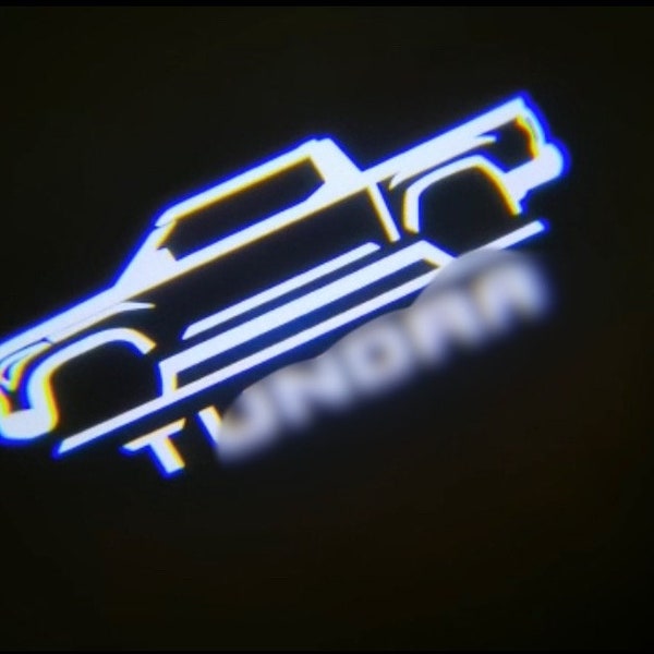 Tundra Welcome Lights 2Pcs Entry LED Logo Light Car Adjustable Angles [Bright]