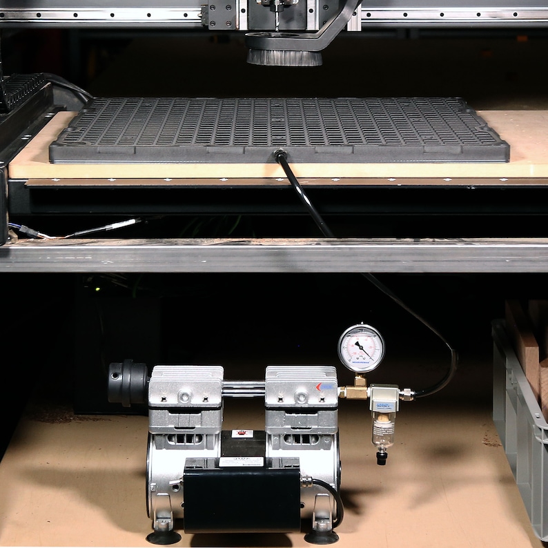 Airweights Vacuum Workholding Table for CNC Machine 24x24 Table With