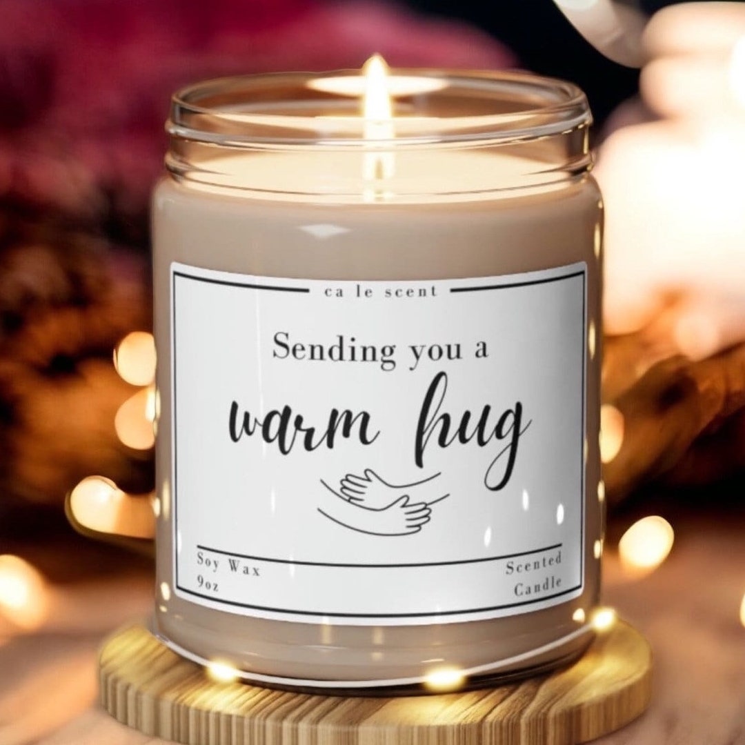 HUG CANDLE Warm Hug Candle Hug Gift for Her Gift for Him Sentimental